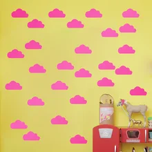 Виниловые экологически чистые безвкусные съемные наклейки на стену с мотивами из мультфильмов милая детская комната облако стены viny 024