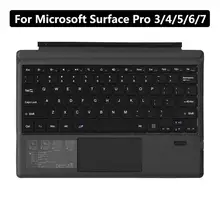 Para microsoft surface pro 3/4/5/6/7 tablet sem fio bluetooth 3.0 tablet teclado computador portátil teclado do jogo