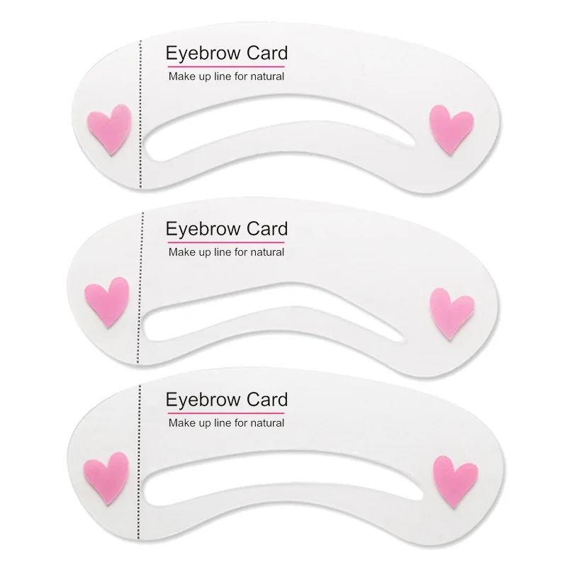 Boquanya многоцелевой Thrush Card A-line трафарет для бровей Thrush Aid Rapid Thrush отправлено ленивый инструмент для красоты бровей