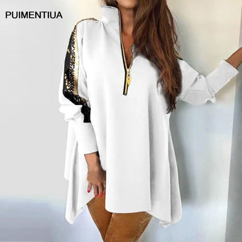 

Fashion Ms. Sequin Jacket Long Sleeve Pullover Jacket 2020 New Casual Zipper Sexy Coat