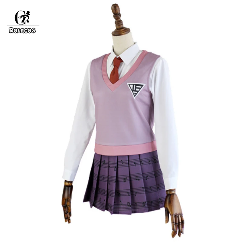 ROLECOS игра Danganronpa Косплей акамацу КАЕДЕ косплей костюм японская школьная форма