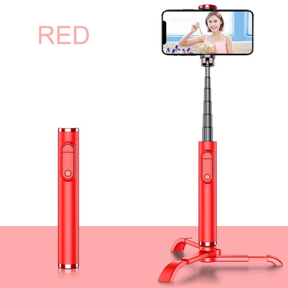 

2 in 1 Wireless bluetooth Selfie Stick Tripod With Remote Palo Selfie Extendable Foldable Monopod For huawei Action Camera