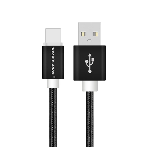 Black VOXLINK, 5 шт. в упаковке, USB-8-контактный кабель, нейлоновый usb кабель для зарядки и передачи данных для iPhone X Xs, xr, 8, 8 plus, 7 plus, 6s plus, 5S, iPad Air, usb-кабель - Цвет: Black