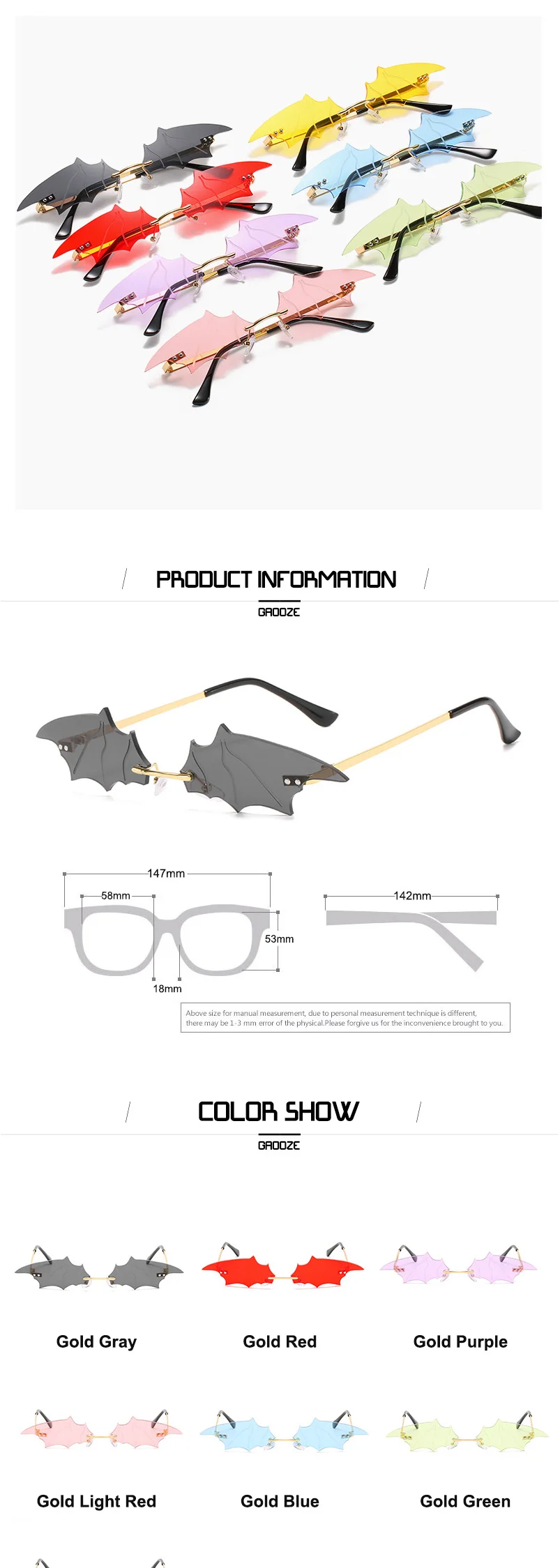 新款个性蝙蝠太阳镜欧美夸张造型无框切边墨镜女跨境外贸眼镜---阿里巴巴-1688_03