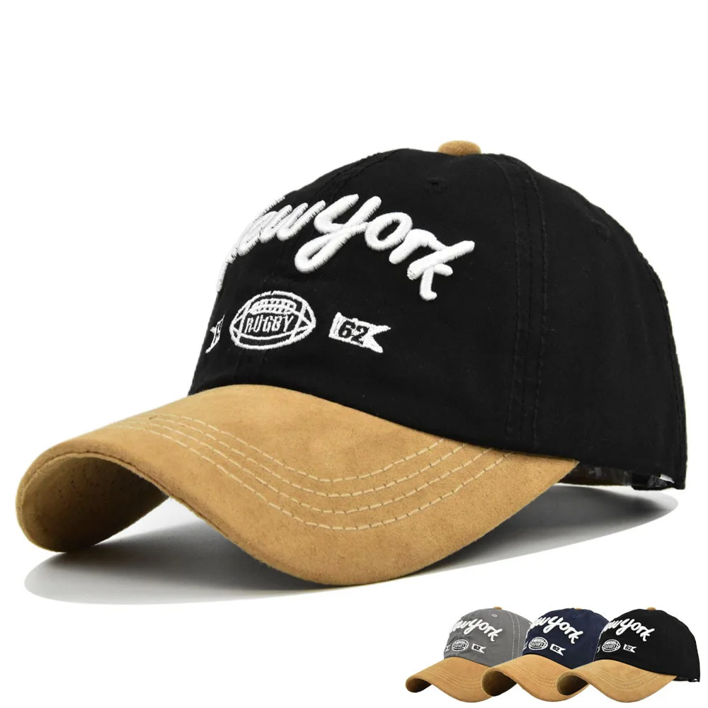 

New Women's Men's Outdoor Cotton Cap High Quality Embroidered Unisex Hip Hop Baseball Caps Adjustable For Summer Male Hats