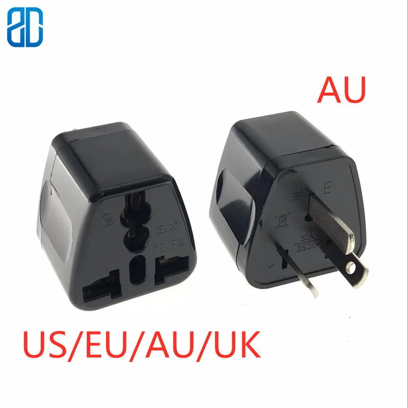 Универсальный адаптер питания дорожный 3 pin AU конвертер US/UK/EU в вилка зарядное