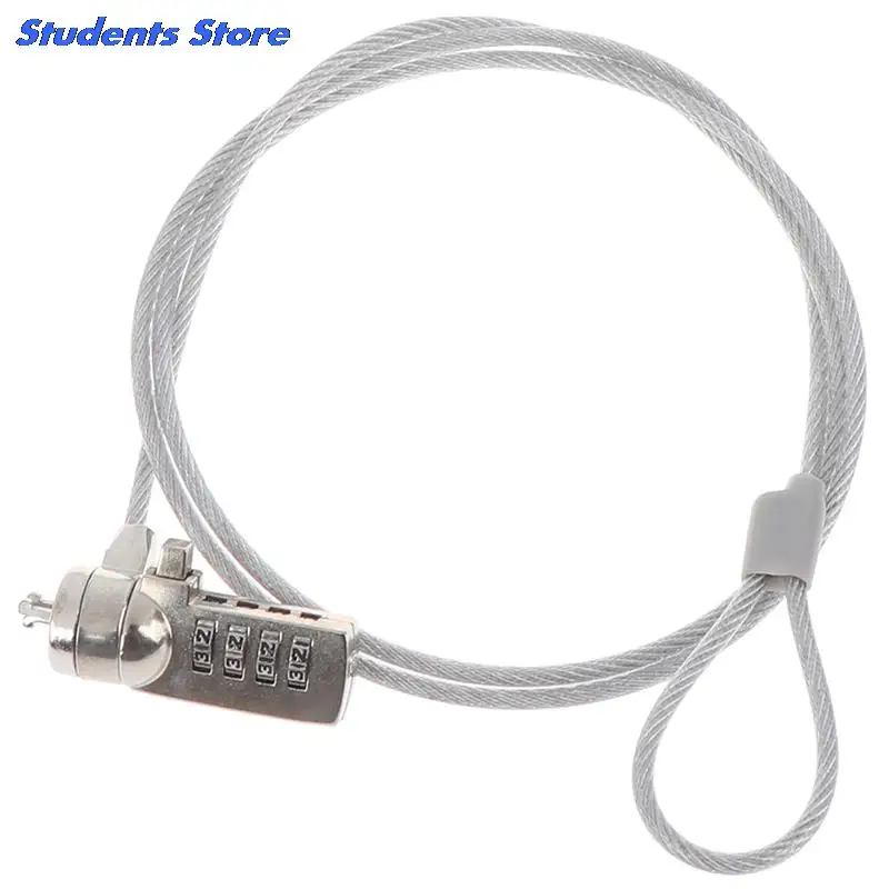 

4 Digit Security Password Computer Lock Anti-theft Chain For Notebook PC Laptop Anti-theft Lock Combination Security Lock