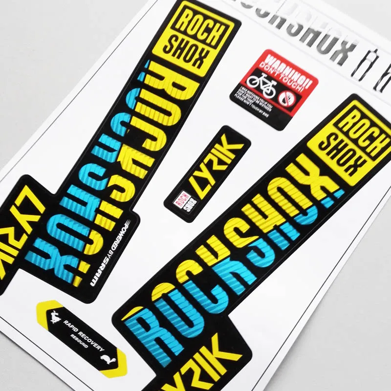 Adesivi Personalizzati Per Forcella Rock Shox RS-1 RL RLC 29 Anno 2018 – Stickers RS1