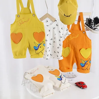 

Kids Boys Clothes New Fashion Kids Summer Clothing Sets Baby Cute Cartoon Girls Outfits Toddler Sweet Clothes 1 4Y