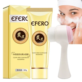 

Blackhead Remover Face Mask Deep Cleaning Skin Care Peel Off Masks Black Masks Acne Needle Pimple Deep Cleaning Face Brush