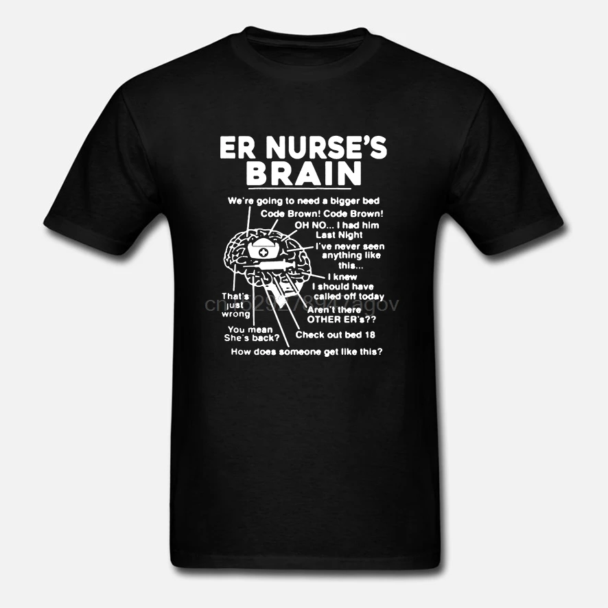 Men Short sleeve tshirt Best er nurse s brain shirt men premium t shirtUSERPRIVATELXE cool Women t-shirt | Мужская одежда