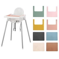 Newborn Accessories Feeding Soft Silicone Dining Plate Placemat Waterproof Heat Insulation Kitchen Gadget Table Mat Tableware 1