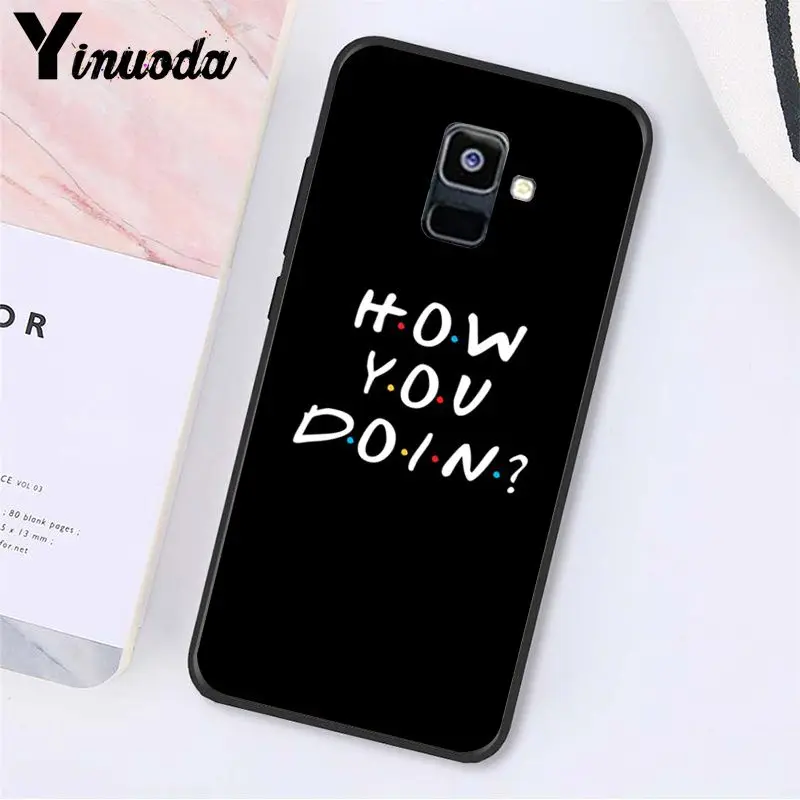 Yinuoda Центральная кофейня Кофе с надписью ТВ шоу friends(друзья чехол для телефона для samsung Galaxy A7 A50 A70 A20 A30 A40 A8 A6Plus A8Plus A9