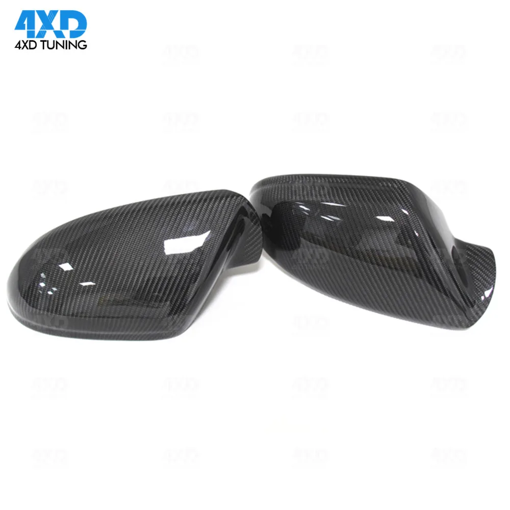 A6 C7 Carbon Fiber Mirror Cover For Audi RS6 S6 Side Rear View mirror case with& without lane assist 2012 -