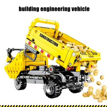 

Bricks Toys Building Blocks City Engineering Machine Tricycle Vehicle Excavating Compatible with Technic Children DIY Toys