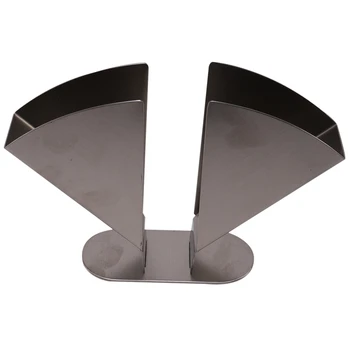 

Stainless Steel Napkin Holder Paper Serviette Dispenser Vertical Decorative Tissue Rack Box for Dining Table Kitchen Countertop