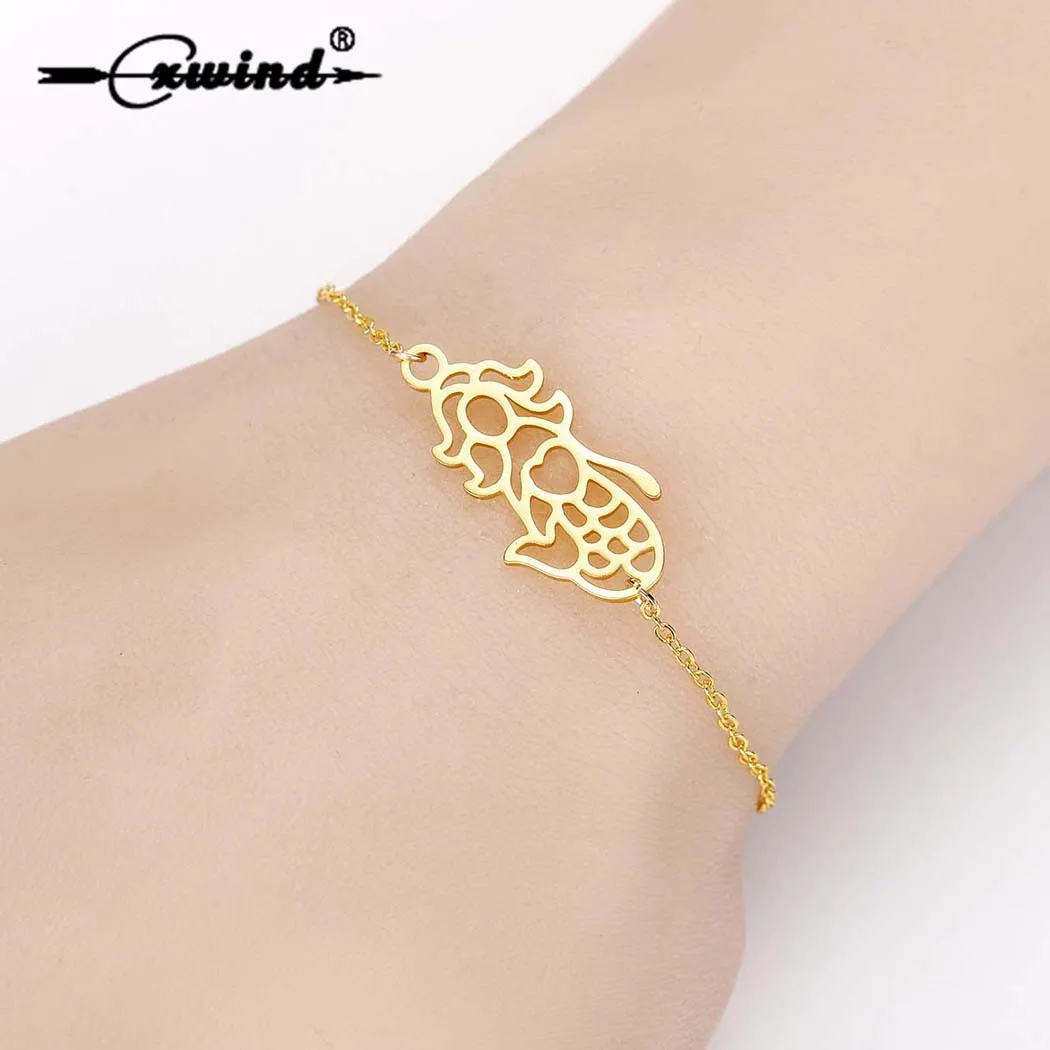 buy Cxwind New Chicago America Flag Bracelets for Women Fashion Cuff Geometric Square Star Bracelet Jewelry Christmas Party Gift