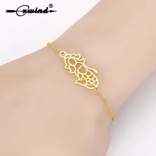 Cxwind Nieuwe Chicago Amerika Vlag Armbanden voor Vrouwen Mode Manchet Geometrische Vierkante Star Armband Sieraden Christmas Party Gift(China)