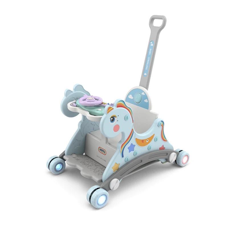 

indoor toy baby stroller rocking chair baby dinner chair 3 in 1 5gift in swing birthday gift Bouncers Jumpers Swings