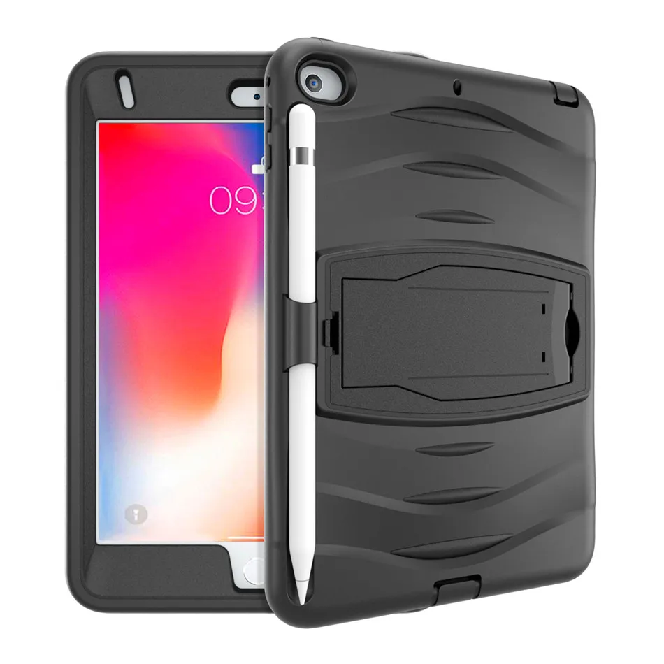 Чехол для ipad Mini 5 2019 сверхмощный полноразмерный прочный держатель карандашей 4 mini5