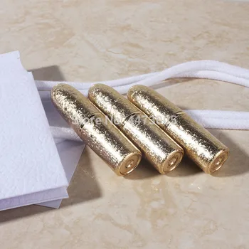 

20/30/50pcs Good Quality 12.1mm Gold Bullet Shape Empty Lipstick Tubes Homemade Lip Balm Tube Packaging