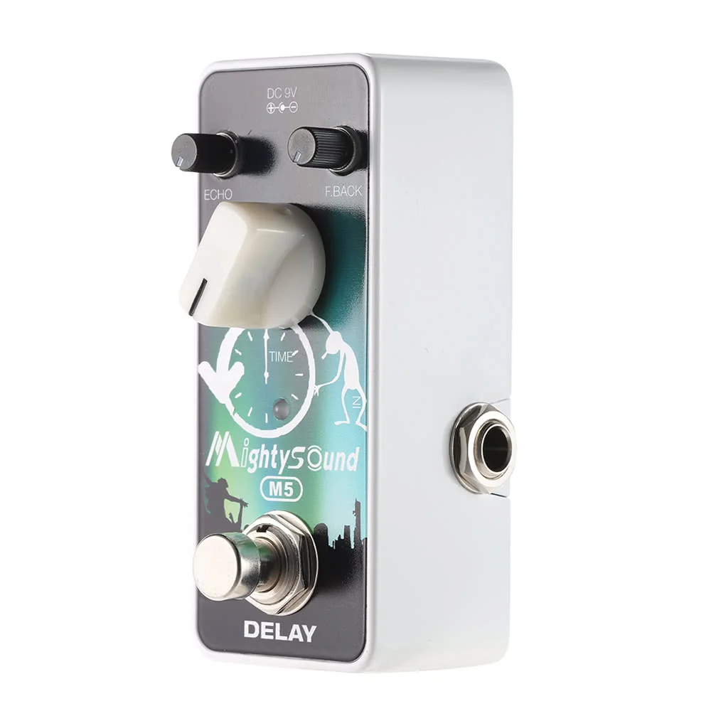 

Mighty Sound M5 Mini Delay Electric Guitar Effect Pedal True Bypass