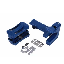 Fashion2pcs/conjunto de borda dupla laminado trimmer carpintaria borda pvc fita máquina ferramenta