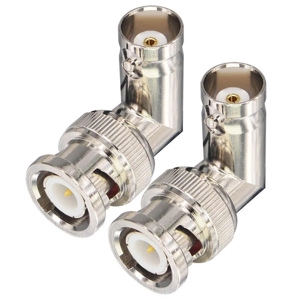 RF Coax Coaxial Connector BNC Male to Female Right Angle 90 Degree Adapter 50 Ohm Pack of 10 | Обустройство дома