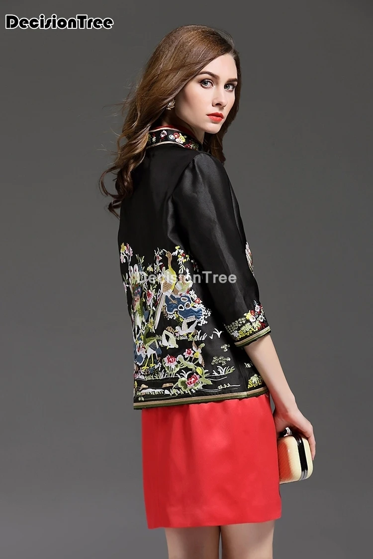 Женский Атласный Костюм чонсам элегантный винтажный топ в китайском стиле