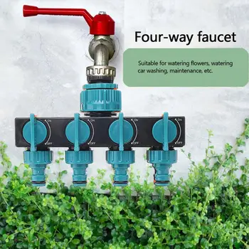

Garden Watering Lawn Flower Maintenance European-style Four-way Faucet One-in Four-out Valve Diverter