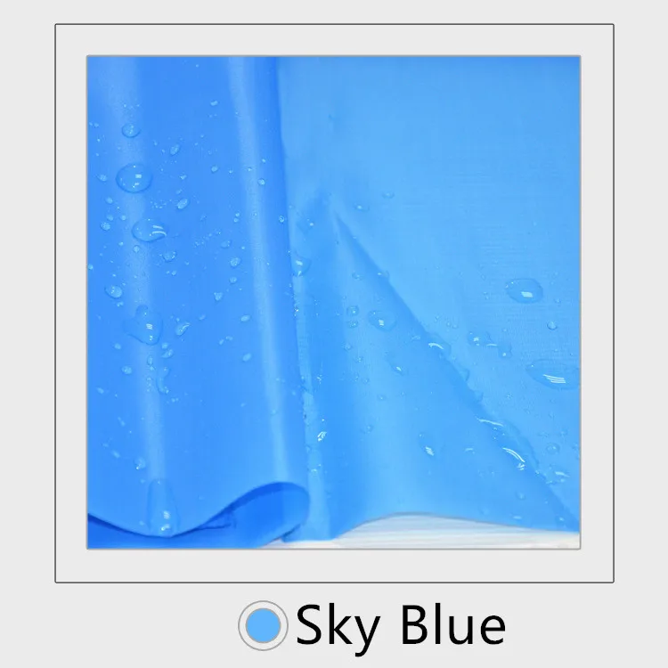 150x100 см тонкий 190 т поли тафф покрытие водонепроницаемая ткань анти-вода полиэстер тафты для зонт-тент флаг драпировка швейные инструменты - Цвет: Sky Blue