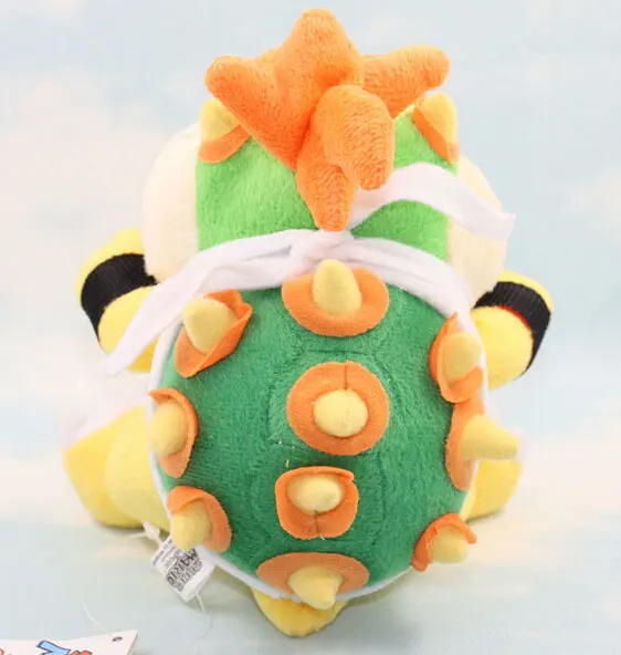 Новинка 2 шт. Koopalings King Bowser Jr. Koopa Sanei мягкое плюшевое игрушечное животное игрушечные драконы аниме детские Brinquedos подарок для детей