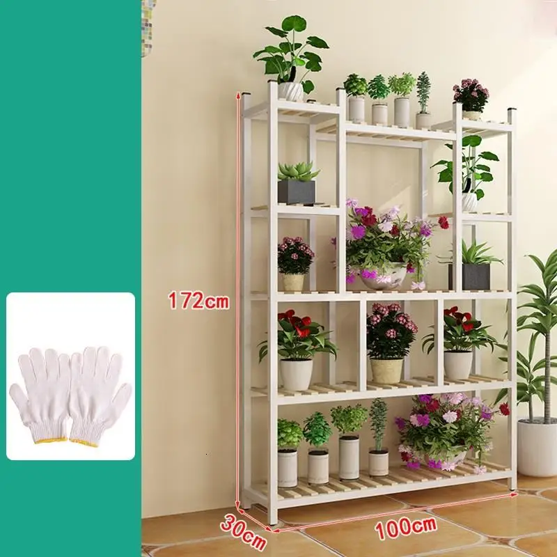 Number 6 Варанда сопорт интерьер Estanteria Plantas Balkon Etagere Планте плантенреккен Dekoration завод полка открытый цветок стенд - Цвет: Number 6