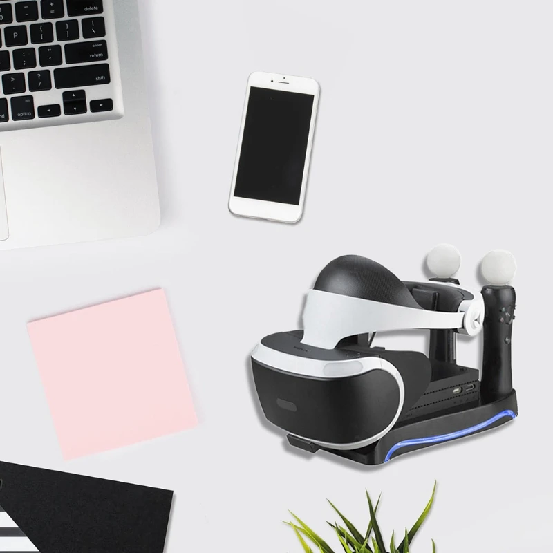 P82F 4 in1 PS VR 2nd Generation Vertical Stand PS4 Glasses Connector Storage Kit | Автомобили и мотоциклы