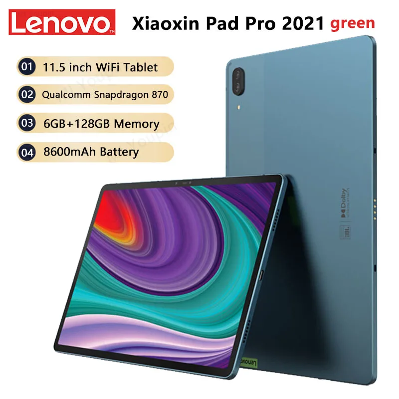 Телефон Lenovo XiaoXin Pad Pro на Android 11 восемь ядер экран 2021 дюйма 6 ГБ + 870 |
