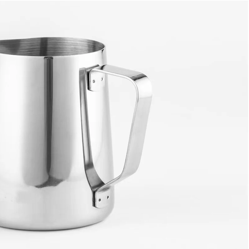 Milk Frother Jug Milk Frothing Jug 150ml/250ml Stainless Steel Milk Frothing Pitcher Markings Milk Jug Coffee Frother and Latte Maker Coffee tools