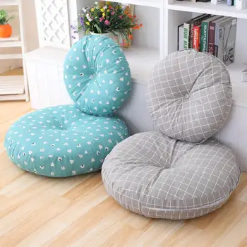

Round Bohemia Style Seat Cushion Linen Tatami Cushion Pillow Home Decoration Soft Living room bedroom Sofa Bedside Cushion Decor