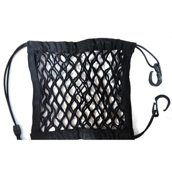 

Car Mesh Organizer Seat Back Net Bag Driver Storage Netting Pouch between Seats Auto Accessories F-Best