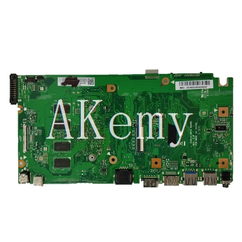 Новая материнская плата X541SA REV 2,0 для ASUS X541 X541S X541SA, материнская плата для ноутбука, тест ОК, 4 ядра, процессор+ 8 Гб-RAM