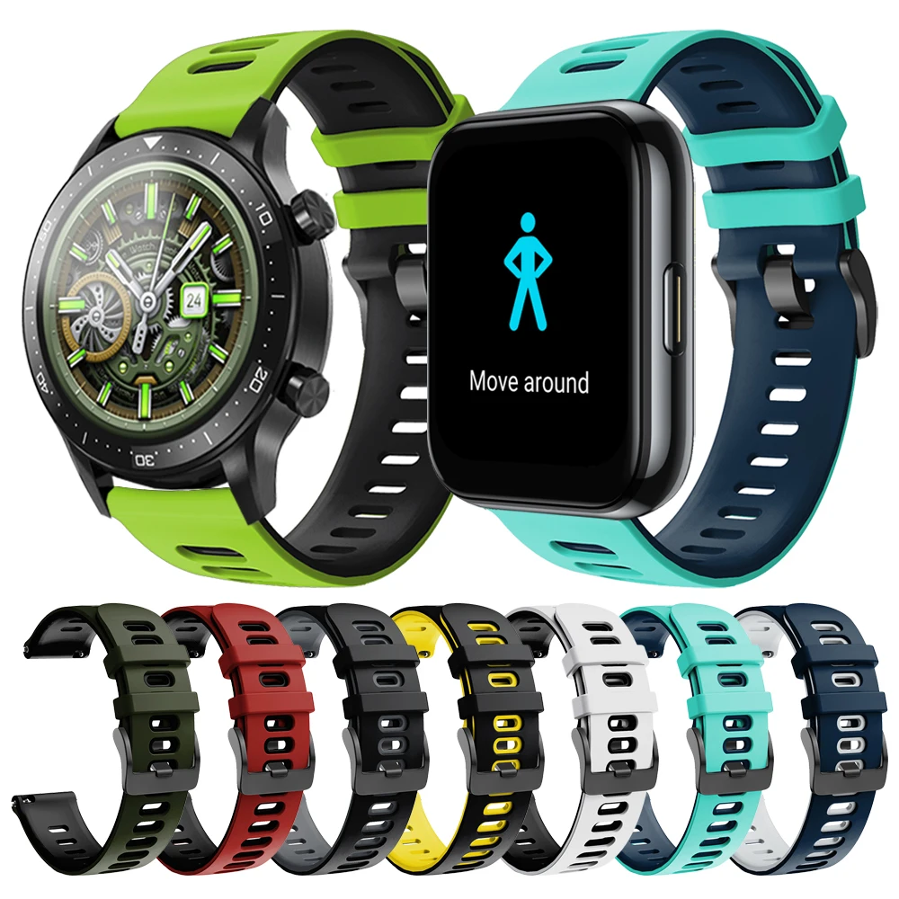 

Quick release Wristbands Sports Silicone Strap For Realme watch 2 Pro/S Pro Band Smartwatch Watchband Replacement Accessories