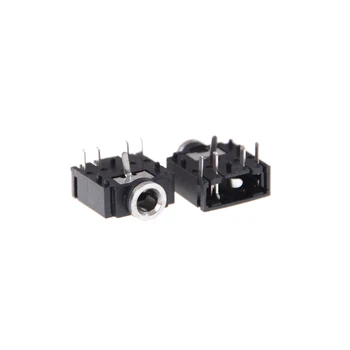 

10Pcs 3.5mm Stereo Jack Socket Audio Jack Connector PCB 3F07 PJ-307
