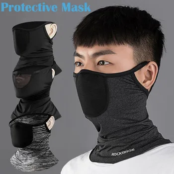

Men Women Neck Gaiter Face maschera for Outdoor Hiking Cycling Running Motorcycle Party Respirator Keep Warm Cotton Cute Mask