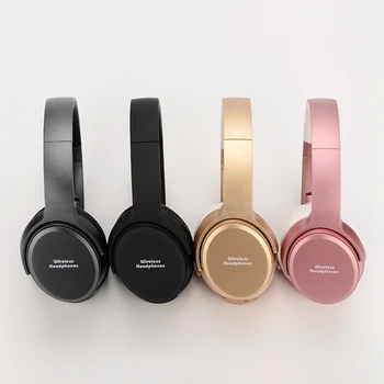 

Wireless Bluetooth Headset Bt 5.0 Active Noise Reduction 15 Hours Playback Time Folding Design Bass Game Headset Gold