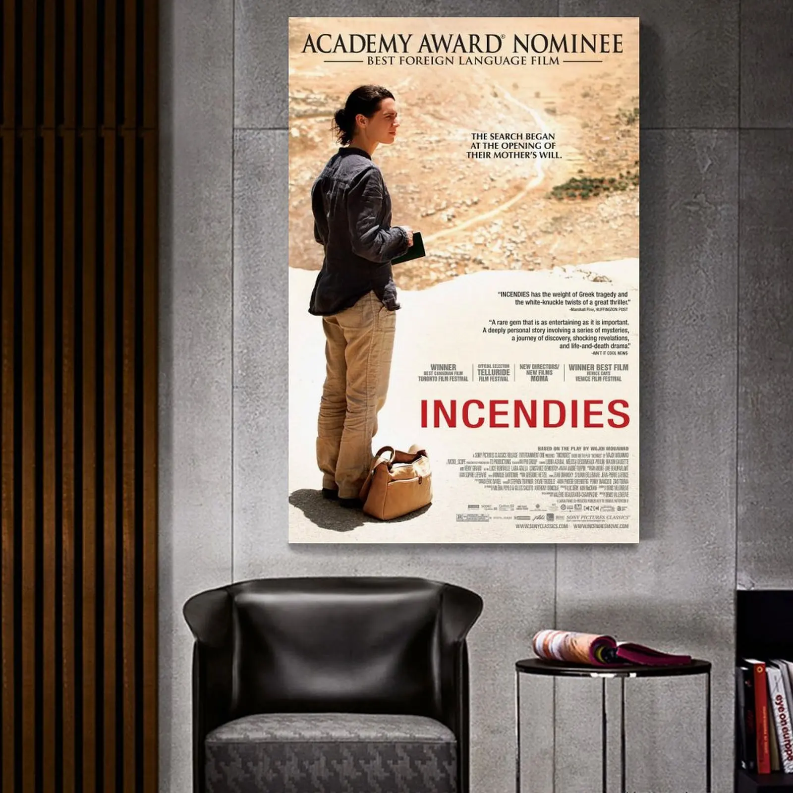 Incendies Movie плакат декоративной живописи холст стены художественные постеры для