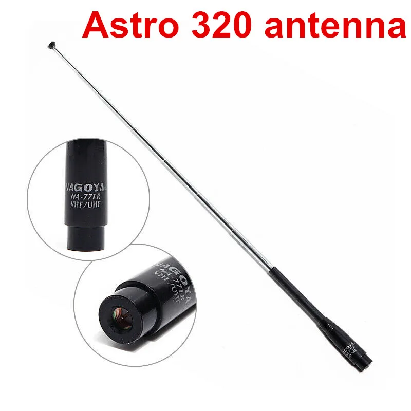 

VHF telescopic garmin astro 320 antenna SMA male Garmin antenna of astro 220 alpha100 dual band 145 435MHz amateur radio antenna