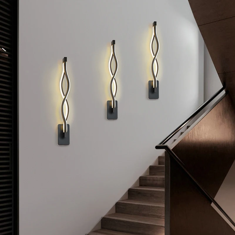 LED Wall Lamp LED Wall Lamp Aluminum 16W Modern Simplicity AC86-265 Indoor Wall Light For Bedroom Living Room Stairs Bedside