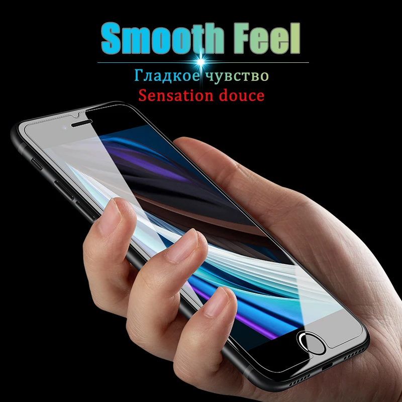 Защитное стекло 9H для iPhone 11 Pro Max XS X защита экрана из закаленного стекла 8 Plus 7 SE 2020 XR