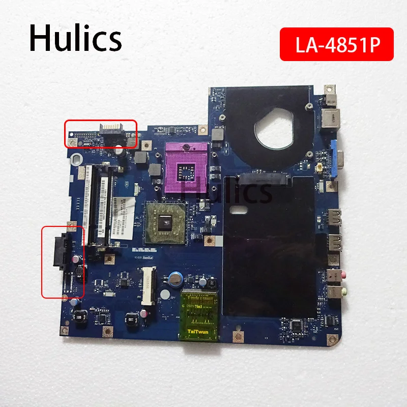 Hulics оригинальный KAWF0 LA 4851P MBPGV02001 MBPPB02001 GL40 материнская плата для ноутбука Acer emachines
