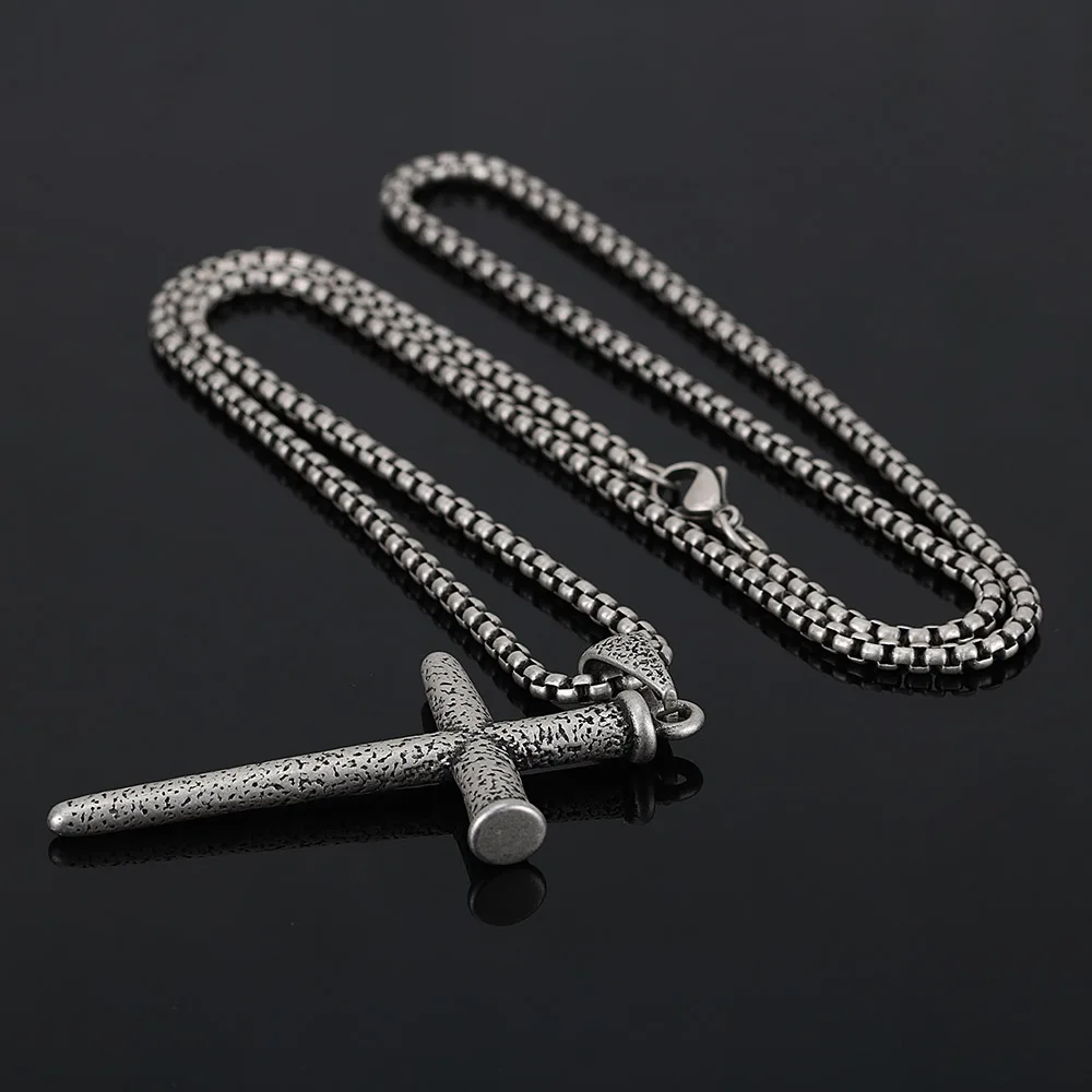 BOFEE cross pendant necklace for men