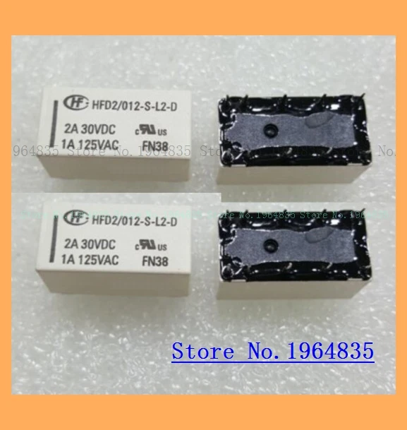 Mini Relais 2 Wechsler 2A 12V 9-24V bistabil Hongfa HFD2/012-S-L2-D Mini Relais 2 Wechsler 2A 12V 9-24V bistabil Hongfa HFD2/012-S-L2-D